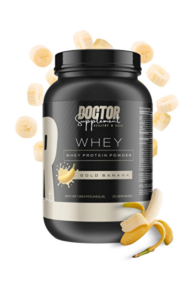 DR SUPPLEMENT WHEY 900 GR 25 SERVİS MUZ AROMALI PROTEİN TOZU