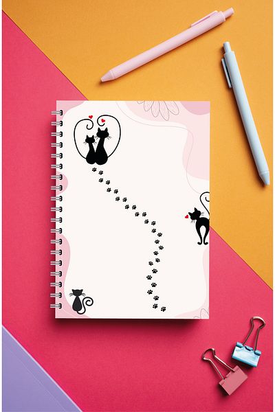 BULUT DİJİTAL A5 Spiral School Notebook & 80 Sheets & 2 Lined & 2 Checkered Notebook & Notebook