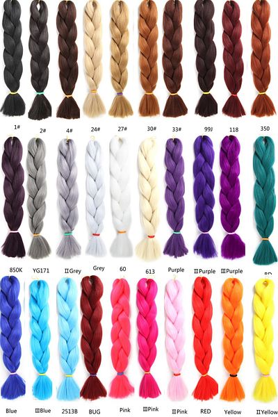 X-Pression Synthetic Hair For African Braid And Rasta 165gr 210cm Red Bug