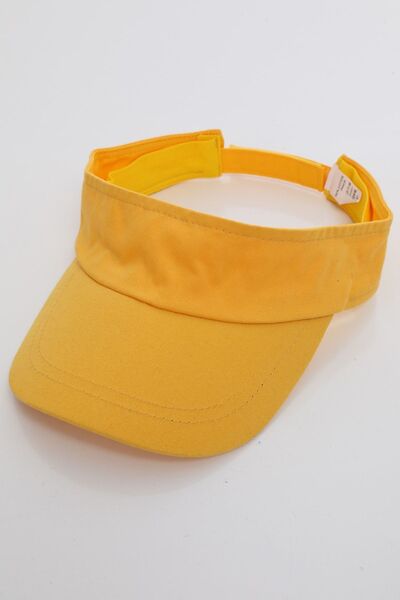 Ritagarcia Uv Koruyuculu Unisex Siperlikli Sarı Tenisci Vizör Şapka