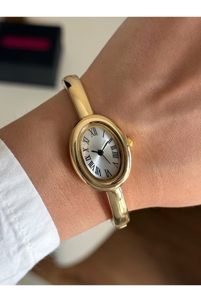 RoseandRoses Baignoe Orijinal Model Basic Kasa Kelepçe Kadın Kol Saati