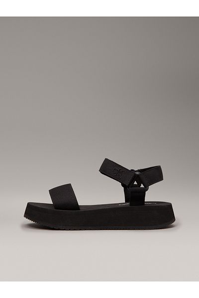 Calvin Klein Velcro Webbin Flat Slippers