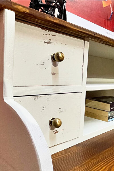 Seha Bronz Turnare din alamă 2 cm diametru mâner cu buton de culoare galben antic