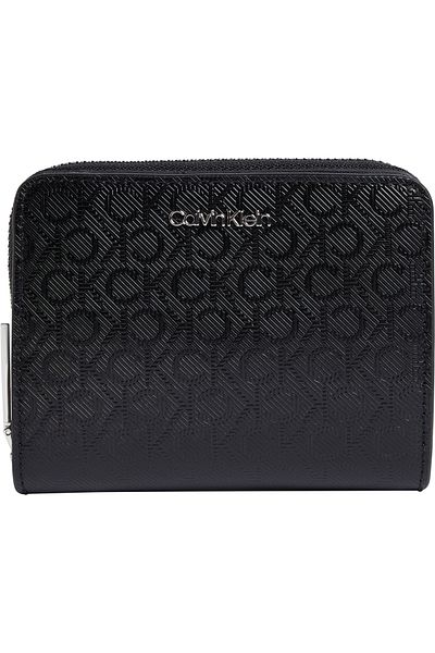 Calvin Klein Ck Must Medium Coffee Women's Wallet with Zipper