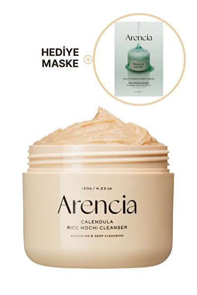 Arencia Fresh Calendula Mochi Cleanser - Pirinç Suyu İçeren Nemlendirici, Ayd...