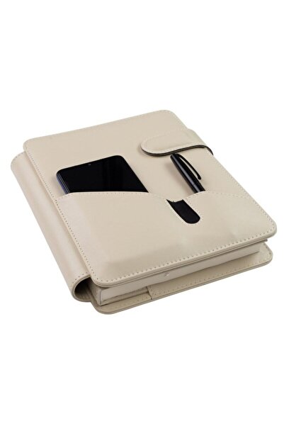 2K 2026 Yeni Yıl Organizer Ajanda Telefon Kılıflı Tarihli Çizgili 168 Yp 17x24 Defterli Vegan 20x26