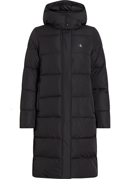 Calvin Klein Kadın Monologo Non Down Long Puffer Mont - Uzun Ve Şık Kışlık Tasarım