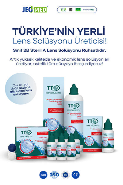 TTO Lens Solüsyonu 360 ml 2 Adet son kullanma 09 2026