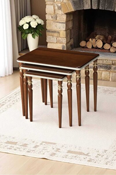 Akabesan Aksesuar Venüs Serisi Tasarım Dikdörtgen Ceviz Ahşap Renk 1.sınıf Ka...