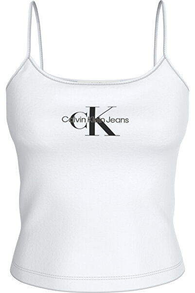 Calvin Klein Women's White T-Shirt J20J223105 Yaf