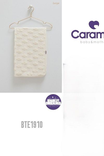 Caramell My Baby Kumsal Baby Blanket New Season Combed Cotton and Soft Textured 85X90 Sweet Dreams 1910
