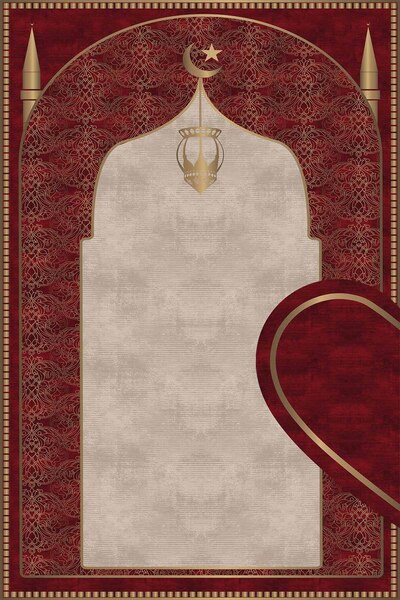 FOREVER ALDORA Double Non-Painful Soft Prayer Rug Set and Prayer Mat
