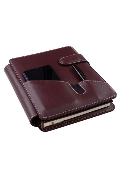 2K 2026 Yeni Yıl Organizer Ajanda Telefon Kılıflı Tarihli Çizgili 168 Yp 17x2...