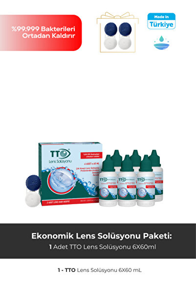 TTO Lens Solüsyonu 6x60 ml 360 ml 02/2026