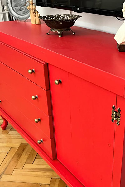 Seha Bronz Turnare din alamă 2 cm diametru mâner cu buton de culoare galben antic