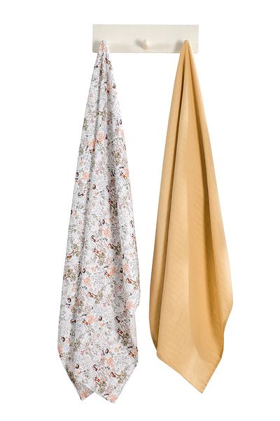 tinylamb Garden Bamboo - Cotton Muslin Cover 110x110 - 2 Pieces