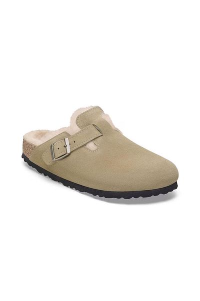 Birkenstock Women's Fur Lined Slippers - Boston Vl Shearling - Stylish and Comfortable Design