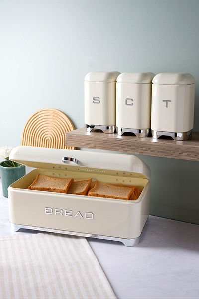 Perotti Plus+ Bread Box and 3-Piece Storage Container