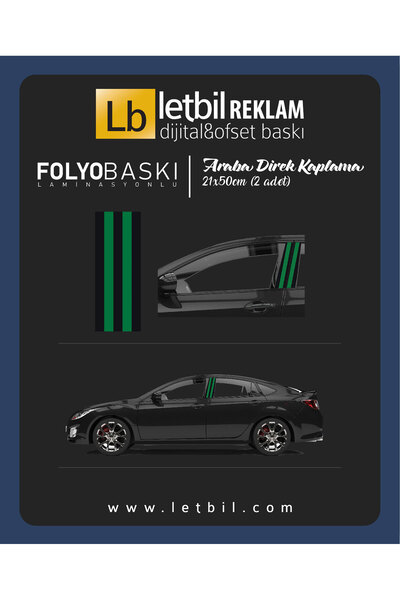 Letbil Reklam Araba Etiketleri, Tuning Kaplama, Direk Folyosu - Sakarya Spor