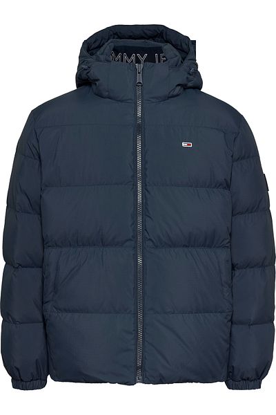 Tommy Hilfiger Men's Essential Navy Blue Coat - Large & Oversize Clothing - 3XL