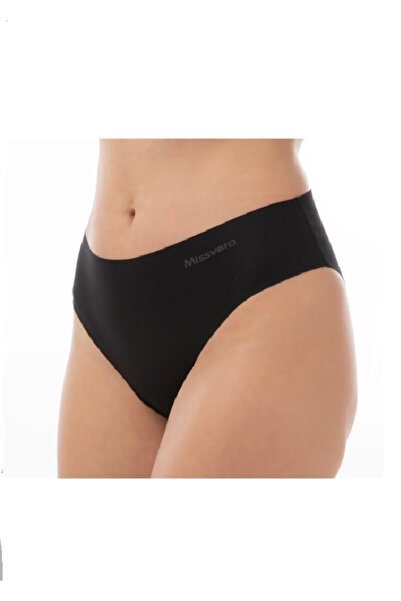 DRESSY LIFE Pachet de 2 Chiloți Laser croială Chiloți fără cusături Chiloți efect modelator Chiloți Ghost Chiloți Ten-Negru