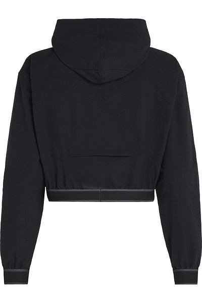 Calvin Klein Women / Girls Brand Logo Hooded Stylish Looking Half Zipper Suitable for Daily Use