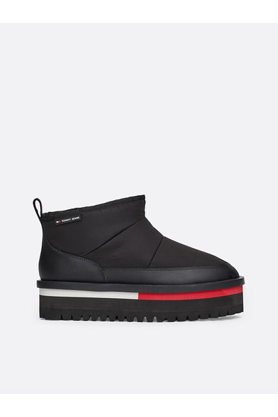 Tommy Hilfiger Tjw Nylonová bota plochého tvaru - model Wl