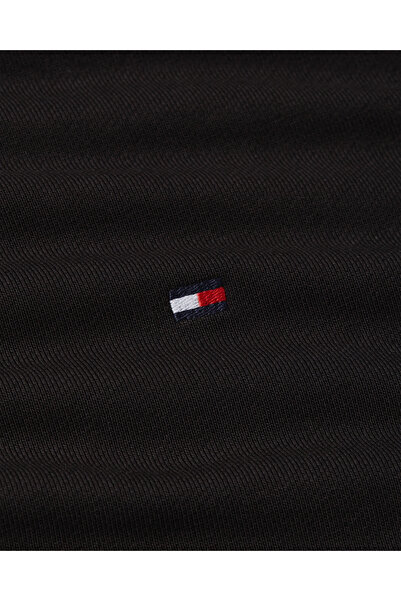 Tommy Hilfiger Herren-Pullover aus Baumwolle mit Markenlogo, Schwarz, geeignet für den täglichen Gebrauch MW0MW37237 BDS