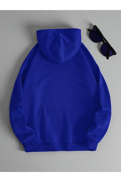 uyguntarz Unisex Row Heart Printed Oversize Sweatshirt