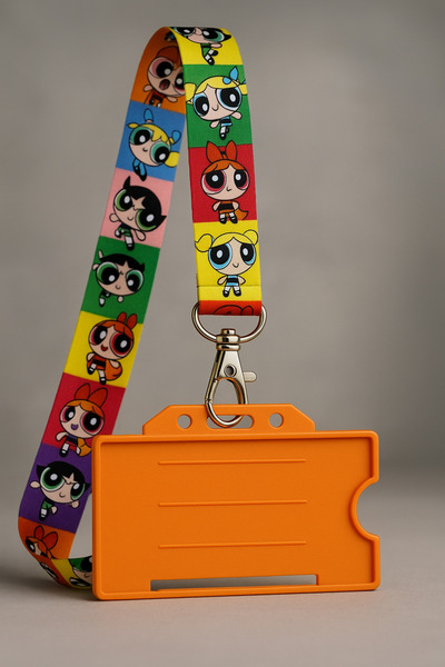 excarpin Powerpuff Girls Personel Boyun Askı İpi Telefon Askı İpi Kartlık