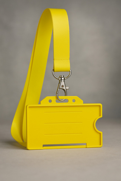 excarpin Snur galben pentru gât Snur pentru telefon Snur și container transpa...