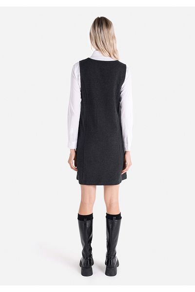 Colin's Regular Fit Women's Anthracite Sleeveless Dress