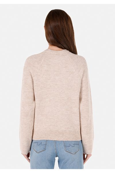 Colin's Regular Fit Round Neck Women's Gray Sweater