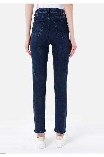 Colin's Slim Fit Mid Waist Straight Leg Women's Indigo Jean Trousers