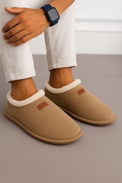 fluffy Plush Home Boots - Non-Slip Sole