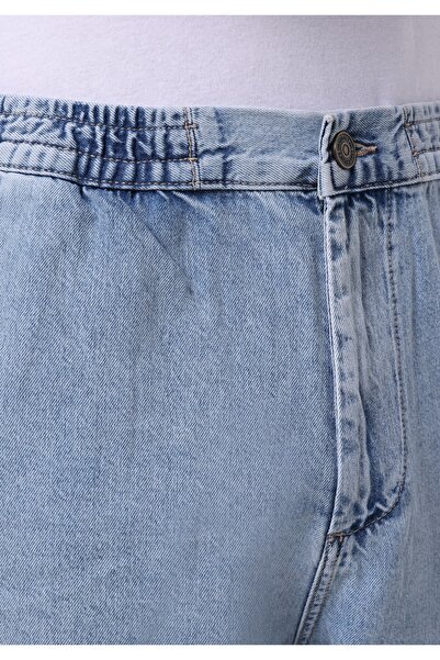 Colin's Regular Fit Orta Bel Düz Erkek İndigo Ecologic Jean Şort