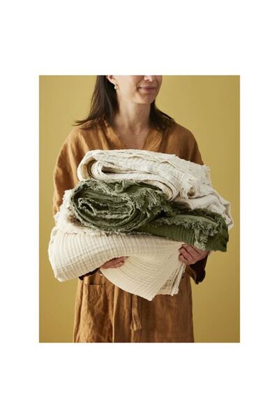 IKEA - Vallkrassing, Drape, Off-White, 150X200 cm