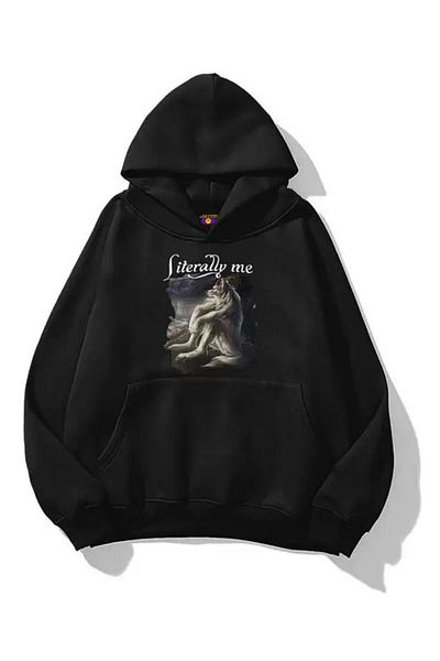 1blood Unisex Literally Me Sweatshirt Black