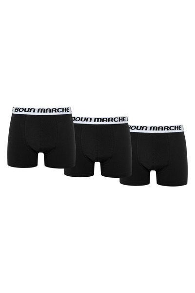 BOUN MARCHE Men's Boxer Lycra Premium 3-Piece Box Tokyo