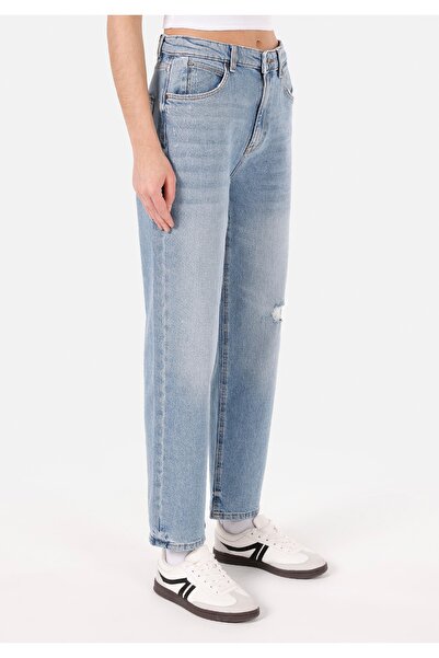Colin's Straight Fit Kadın İndigo Denim Jean Pantolon