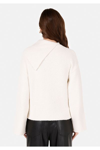 Colin's Regular Fit Turtleneck Women's Ecru Sweater