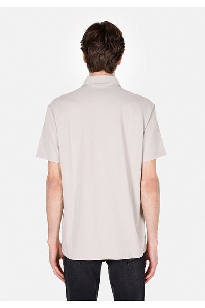 Colin's Comfort Fit Polo Neck Plain Men's Stone Short Sleeve T-Shirt