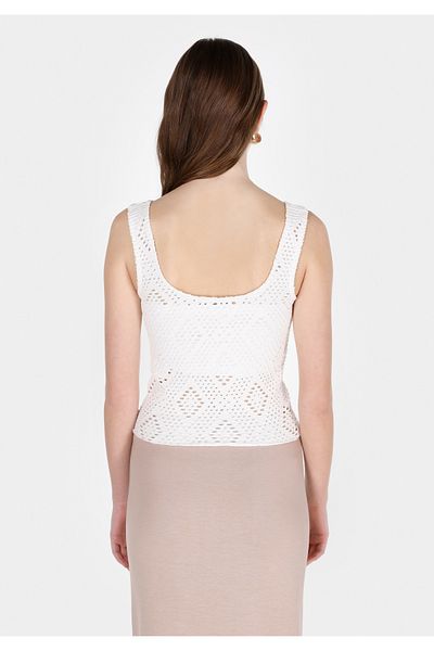 Colin's Slim Fit Women's White Tank Top