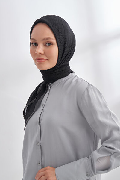 ARMANDA Berce's Preference - Muslin Tie Scarf - Black