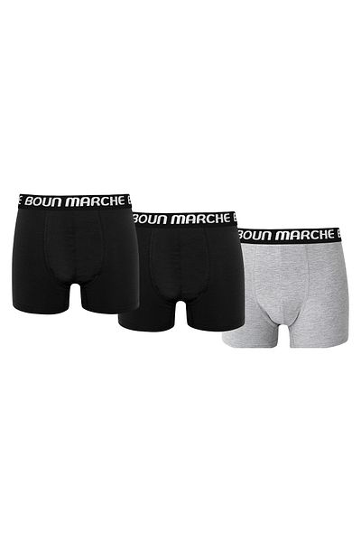BOUN MARCHE Men's Boxer Lycra Premium 3-Piece Box Vi̇ctor