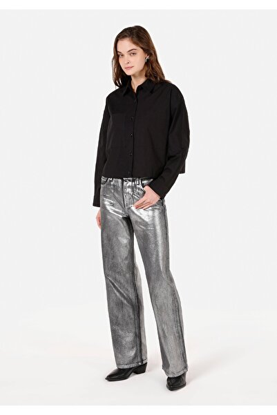 Colin's Siyah Kadın Gömlek U.kol