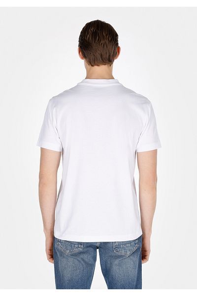 Colin's Regular Fit Round Neck Plain Men's White Short Sleeve T-Shirt