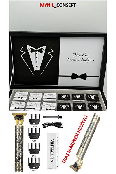 Flurose Damat Bohçası Karton Kutulu 48 Adet Damat Bohça Çikolatası TRAŞ MAKİN...