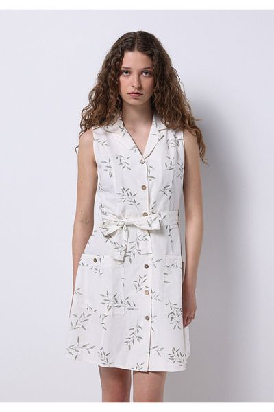 Colin's Regular Fit Women's Ecru Dress