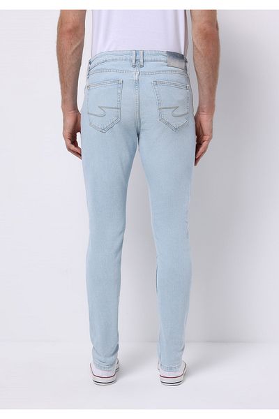 Colin's Slim Fit Men's Bleach Indigo Denim Jean Pants